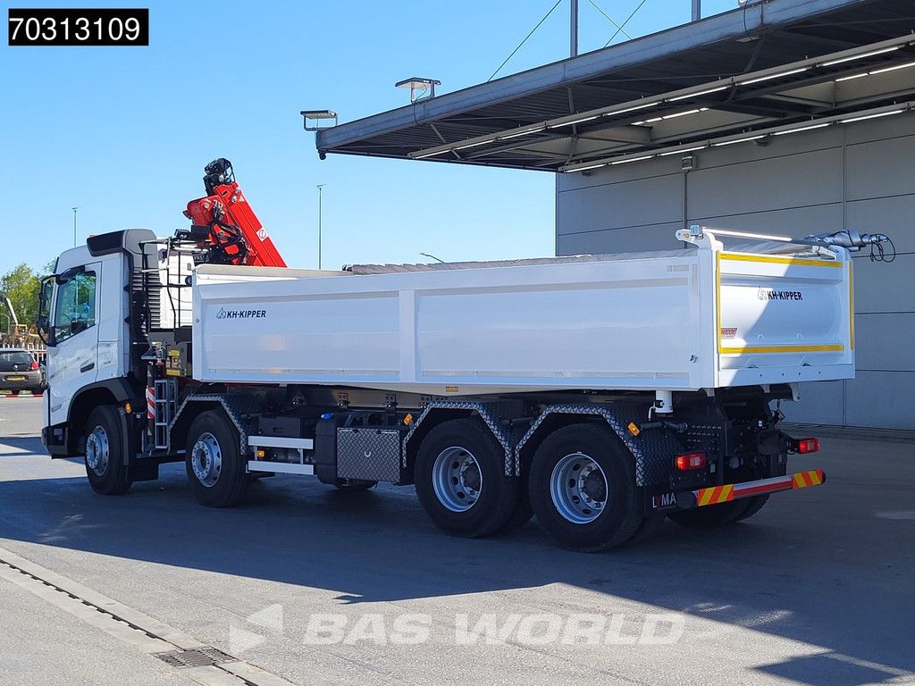 Volvo FMX FMX 420 8X4 NEW RHD! Fassi F145Z.0.22 E-ACTIVE Crane 13m3 KH-Kipper VEB+ Euro 6