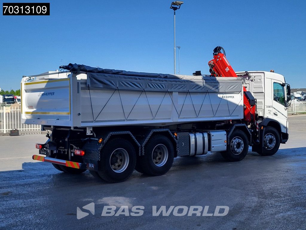 Volvo FMX FMX 420 8X4 NEW RHD! Fassi F145Z.0.22 E-ACTIVE Crane 13m3 KH-Kipper VEB+ Euro 6