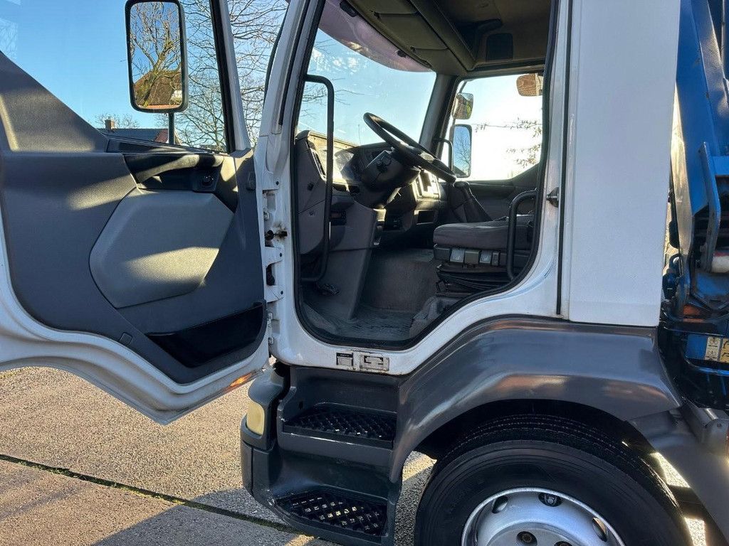 Renault MIDLUM 220-12/C -12C / NL TRUCK / CRANE MKG HLK-80 / MACHINE TRANSPORT / MANUAL / EURO3 / RAMPS AT1009