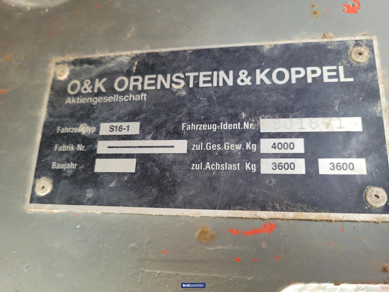 O&K Dumper 4x4