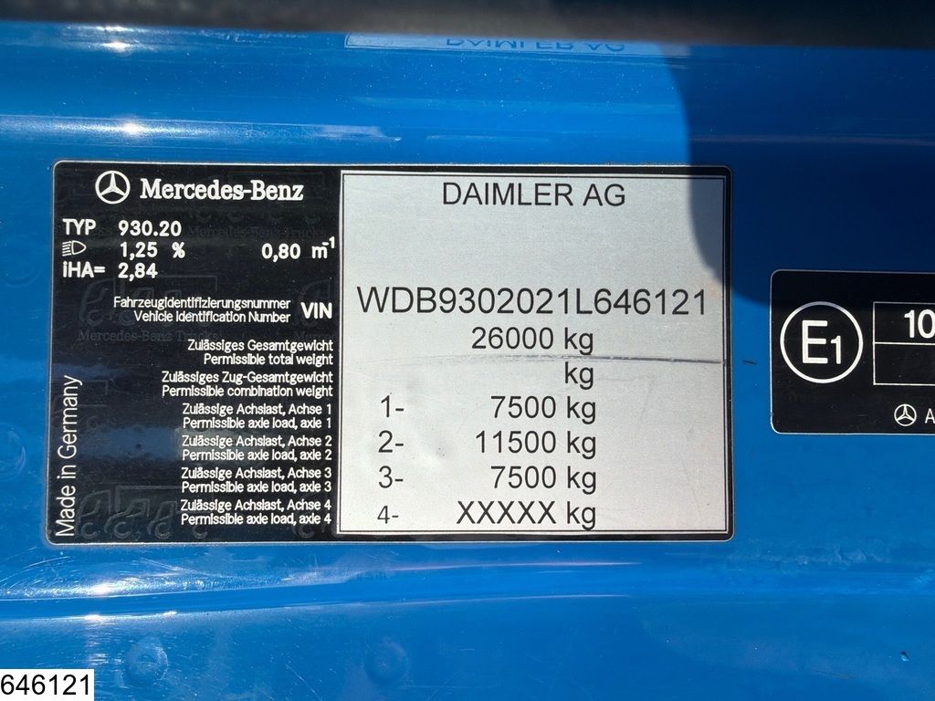 Mercedes Actros 2541 6x2, EURO 5, ADR, 18.500 Liter , 4 Comp