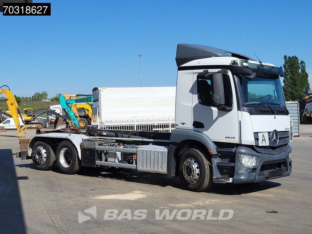 Mercedes Antos 2543 6X2 Lift+Steering Axle HIAB Hooklift Euro 6