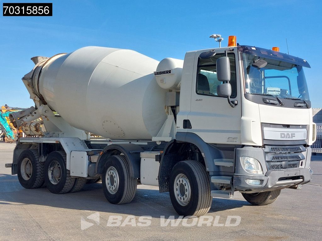 DAF CF CF 440 8X4 9m3 Liebherr Mixer Full Steel Euro 6