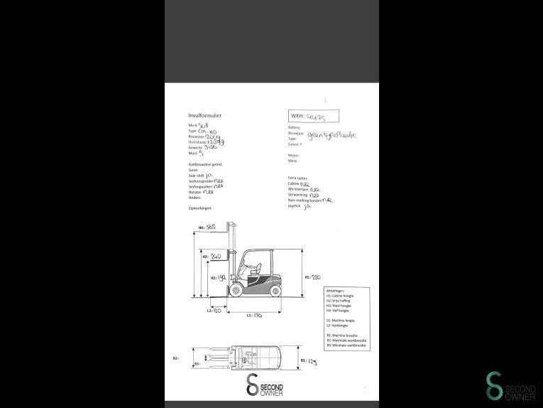 Schubmaststapler Elektrisch Still FM-X10 2009
