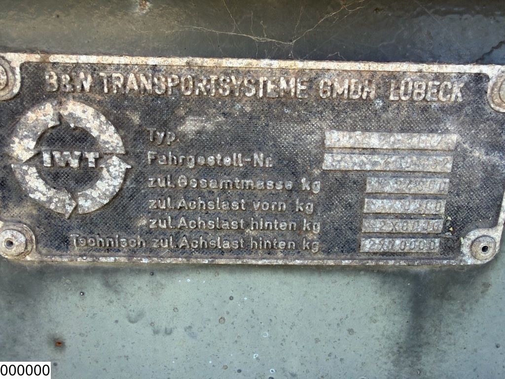 IWT Container 20 FT, Steel spring.