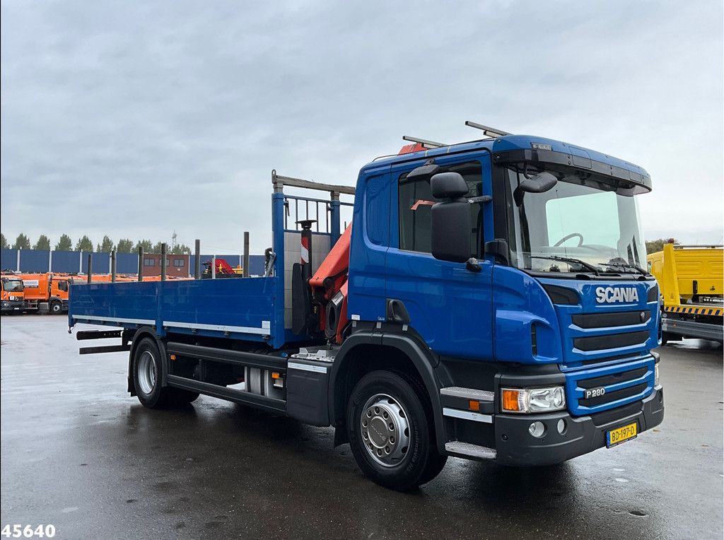 Scania P 280 Euro 6 Palfinger 12 Tonmeter laadkraan