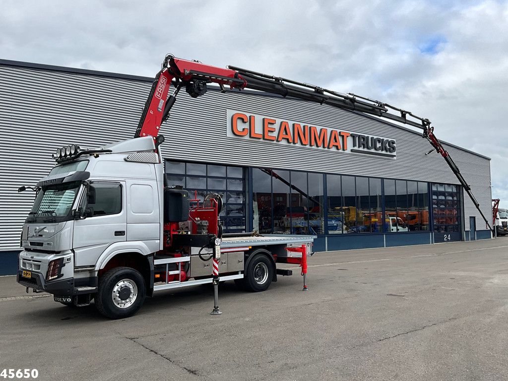 Volvo FMX 500 4x4 Fassi 31 Tonmeter laadkraan + Fly-Jib!