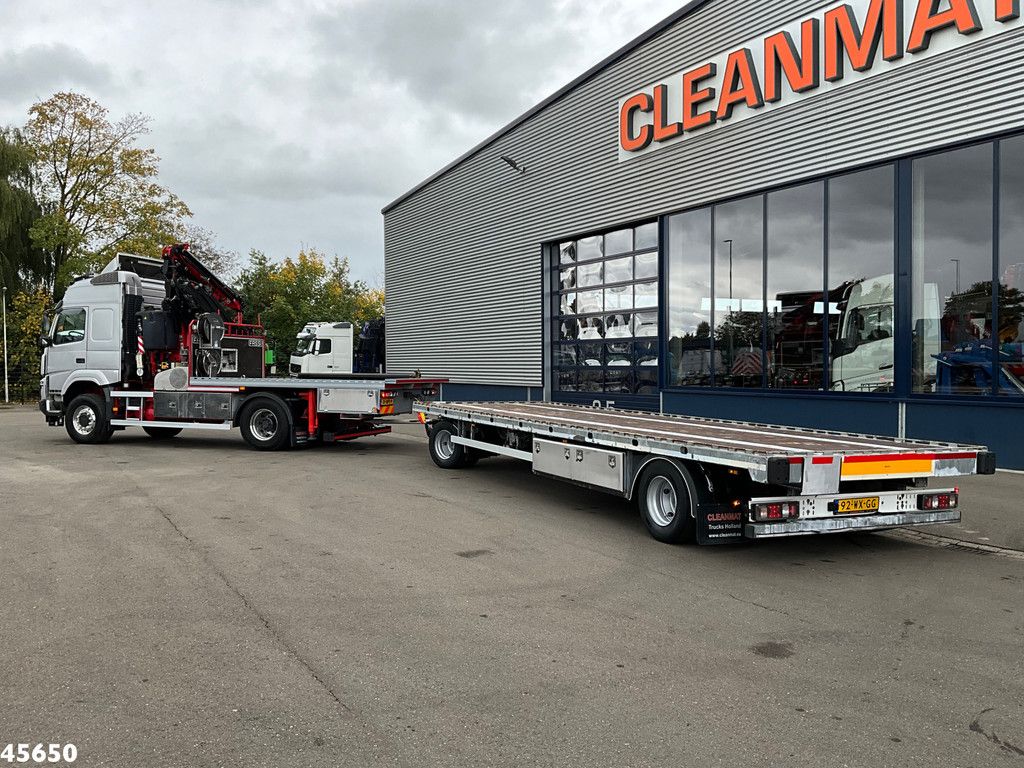 Volvo FMX 500 4x4 Fassi 31 Tonmeter laadkraan + Fly-Jib + Jumbo 2-assige aanhangwagen