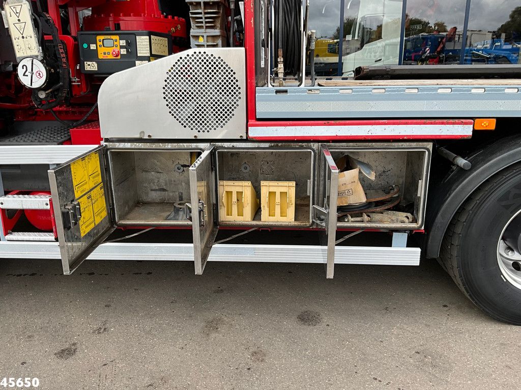 Volvo FMX 500 4x4 Fassi 31 Tonmeter laadkraan + Fly-Jib + Jumbo 2-assige aanhangwagen