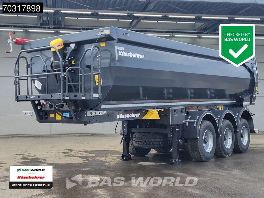 Kässbohrer XS 3 Achsen NEW 2x Liftaxles 24m3 Steel Tipper