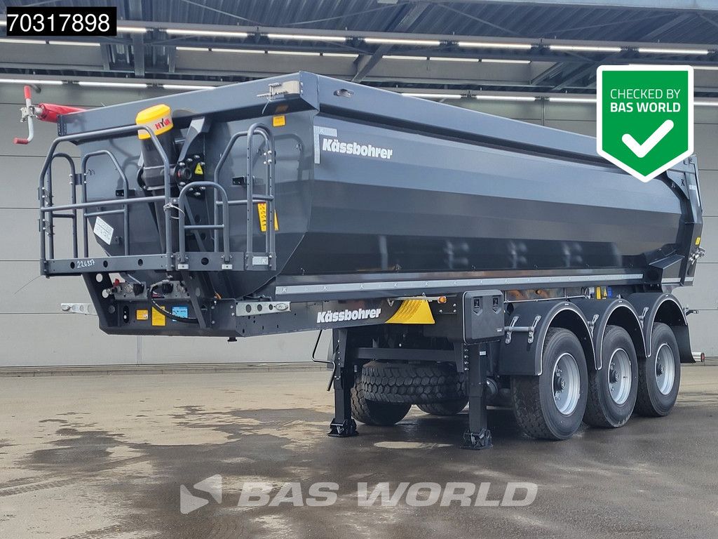 Kässbohrer XS 3 Achsen NEW 2x Liftaxles 24m3 Steel Tipper