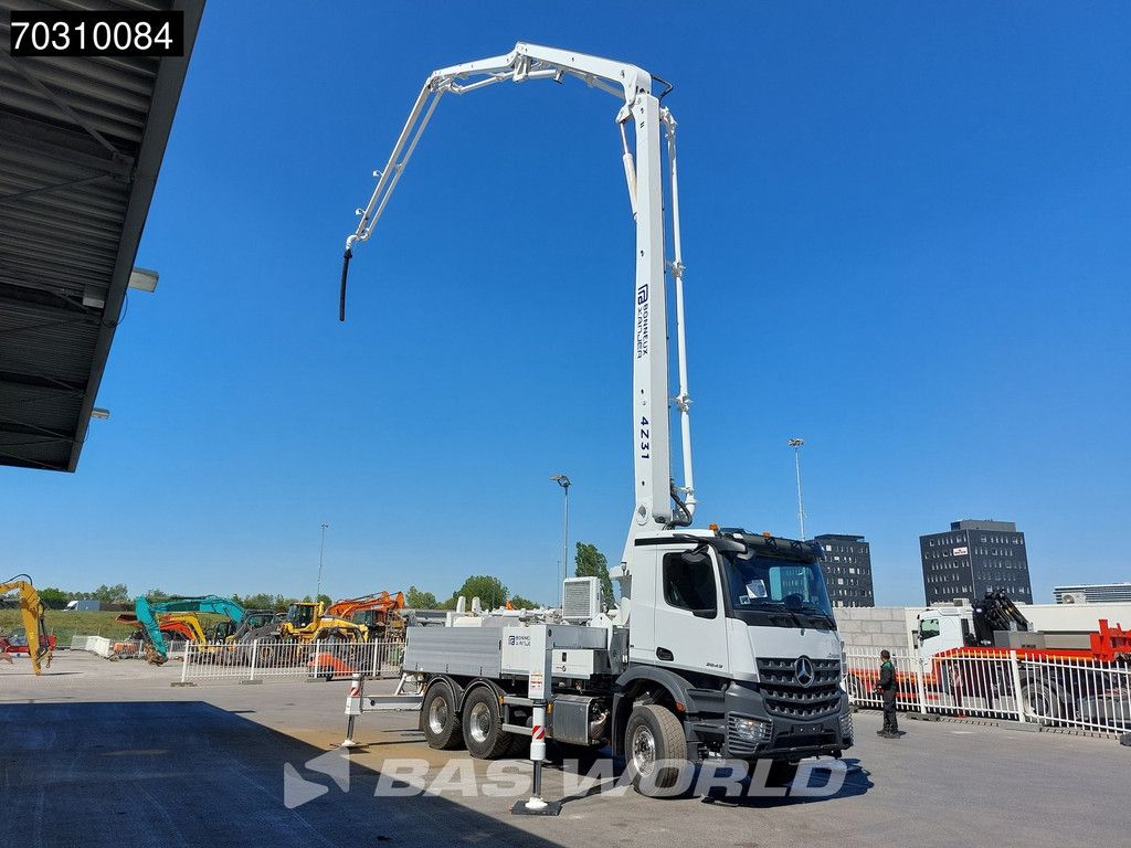 Mercedes Arocs Arocs 2843 6X4 NEW! 31mtr 4x extendable Bonneux concrete pump Remote Control Euro 6