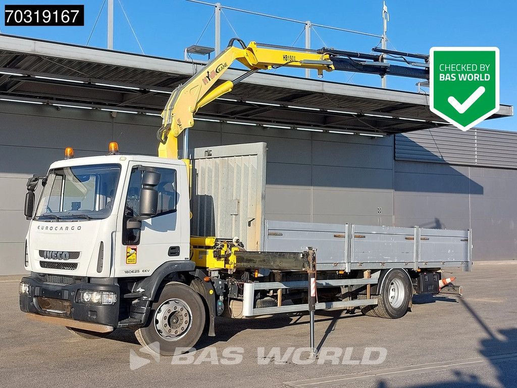 Iveco Eurocargo 180E250 4X2 HYVA HB.150XE3 Kran Crane Automatic Euro 5