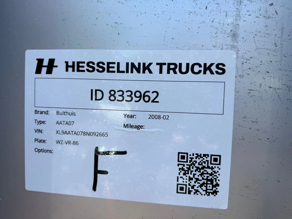 Bulthuis AATA07 46m3 Liftas Alcoa Klep/deur 4x Graanluik