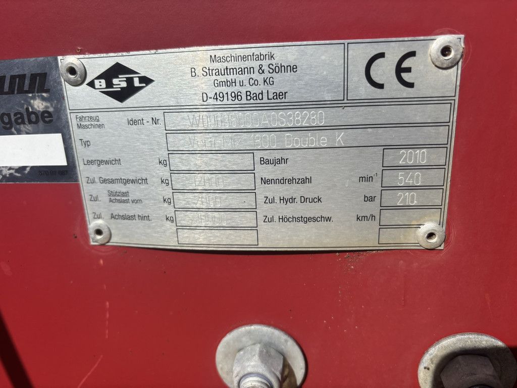 STRAUTMANN VERTI-MIX DOUBLE 1800 K