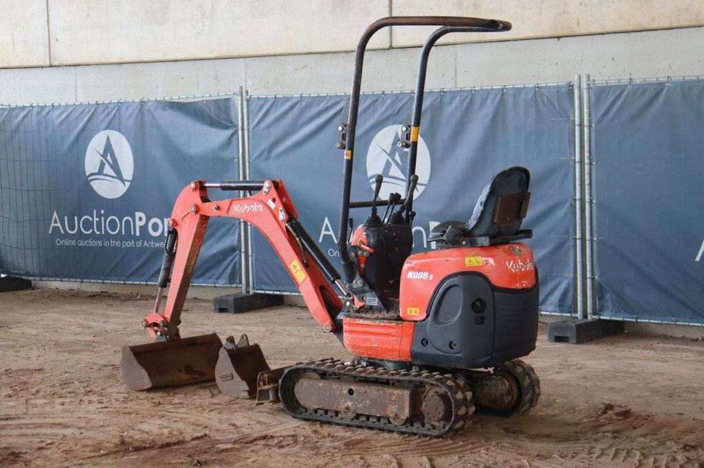 Mini excavator Kubota K008-3 Diesel 7.4kW 2015