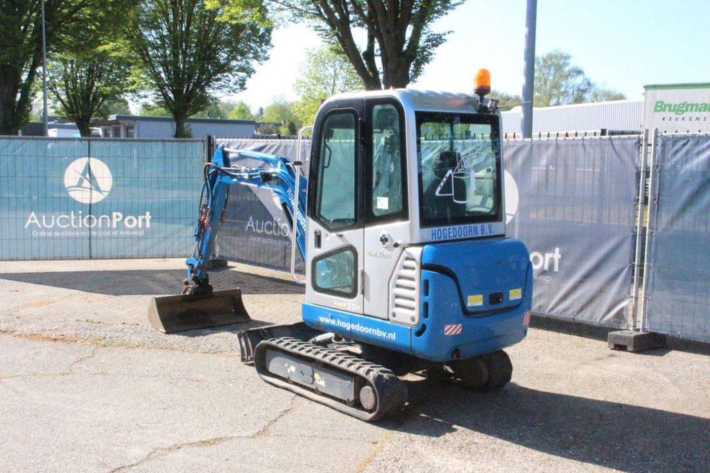 Mini excavator Sunward SWE20B Diesel 13.3kW 2016