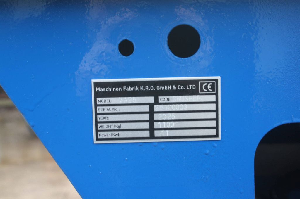 Crusher VA25 Diesel 11kW 2025
