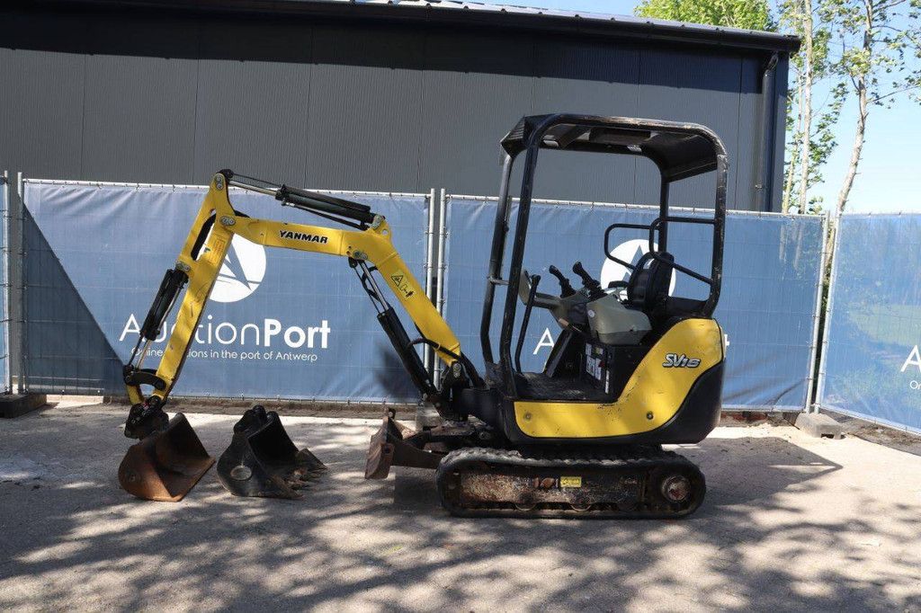 Mini excavator Yanmar SV16 Diesel 12.1kW 2016