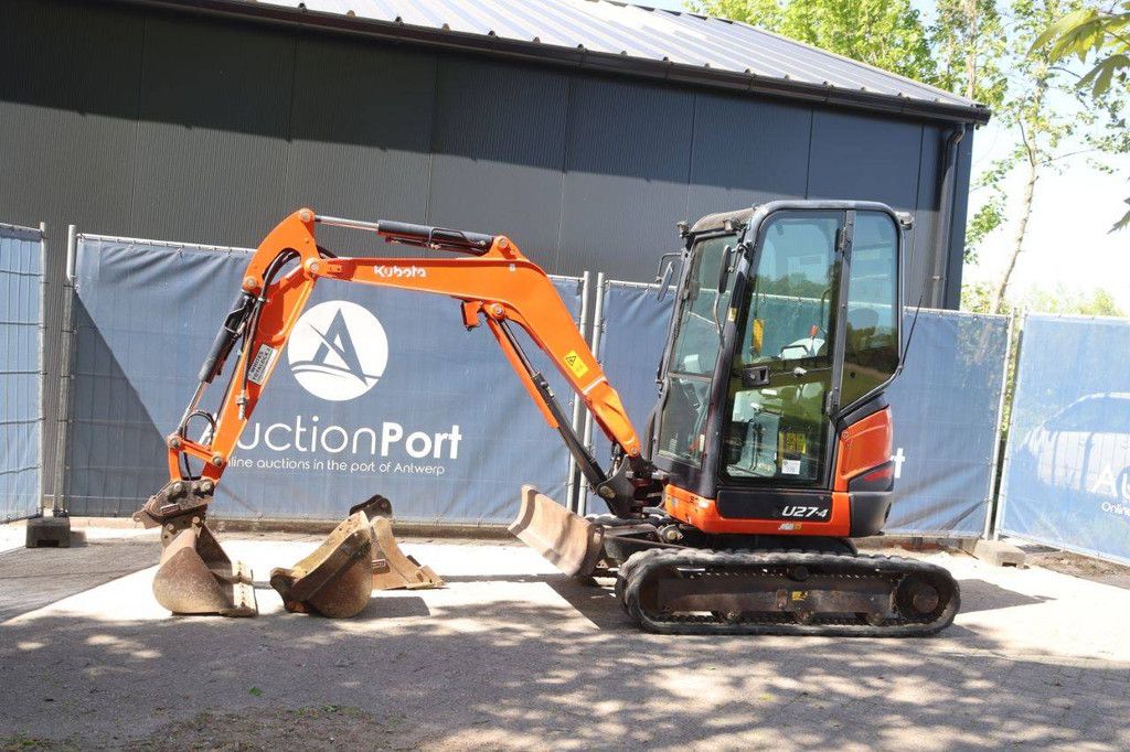 Crawler excavator Kubota U27-4 Diesel 15.5kW 2016