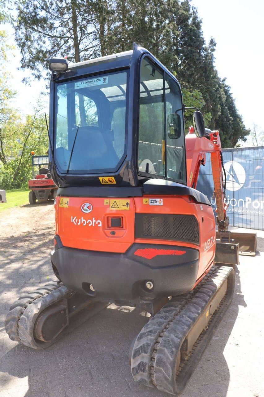 Crawler excavator Kubota U27-4 Diesel 15.5kW 2016