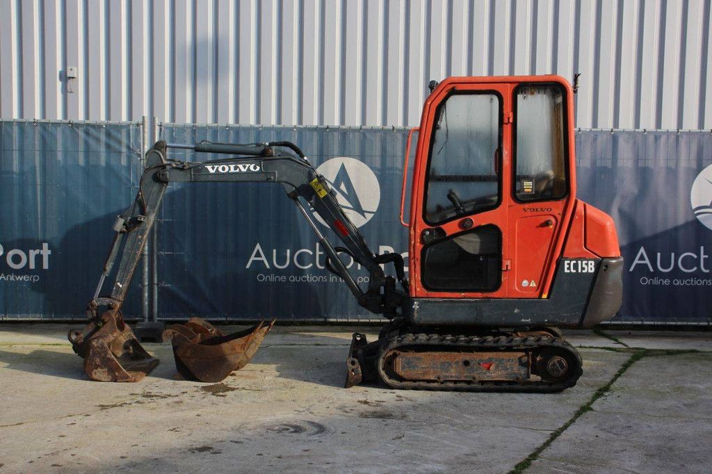 Mini excavator Volvo EC15B XTV Diesel 11kW 2006