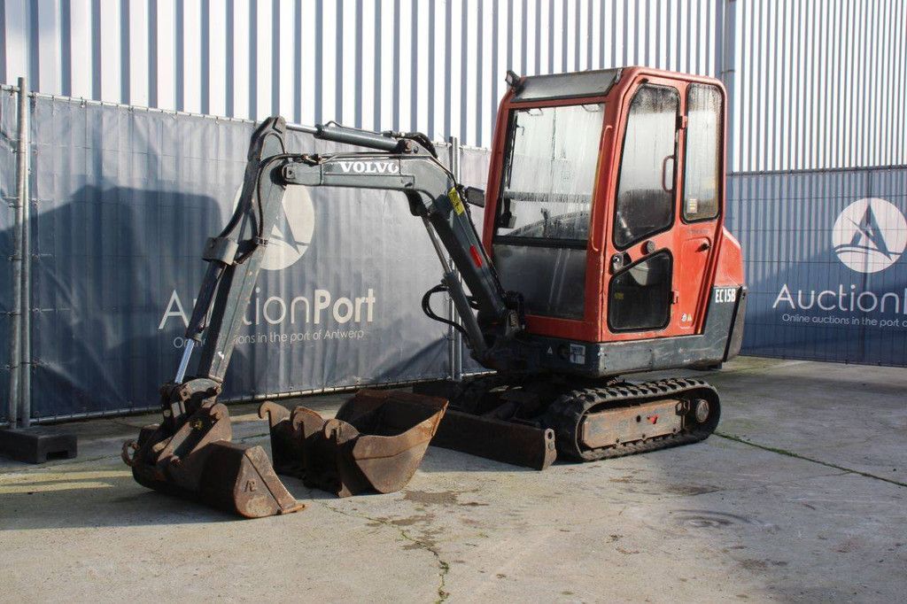 Mini excavator Volvo EC15B XTV Diesel 11kW 2006