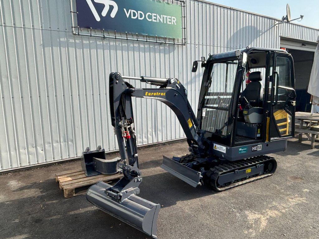Minibagger Eurotrac HE18-C Diesel 19,2 PS Neu