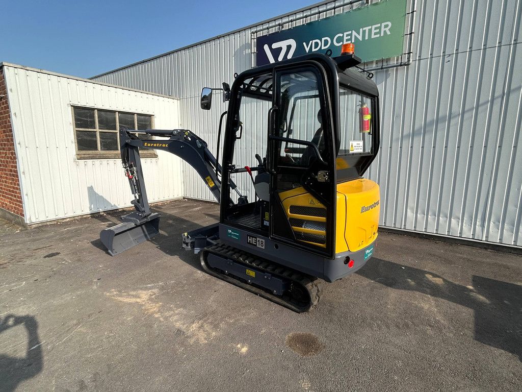 Minibagger Eurotrac HE18-C Diesel 19,2 PS Neu