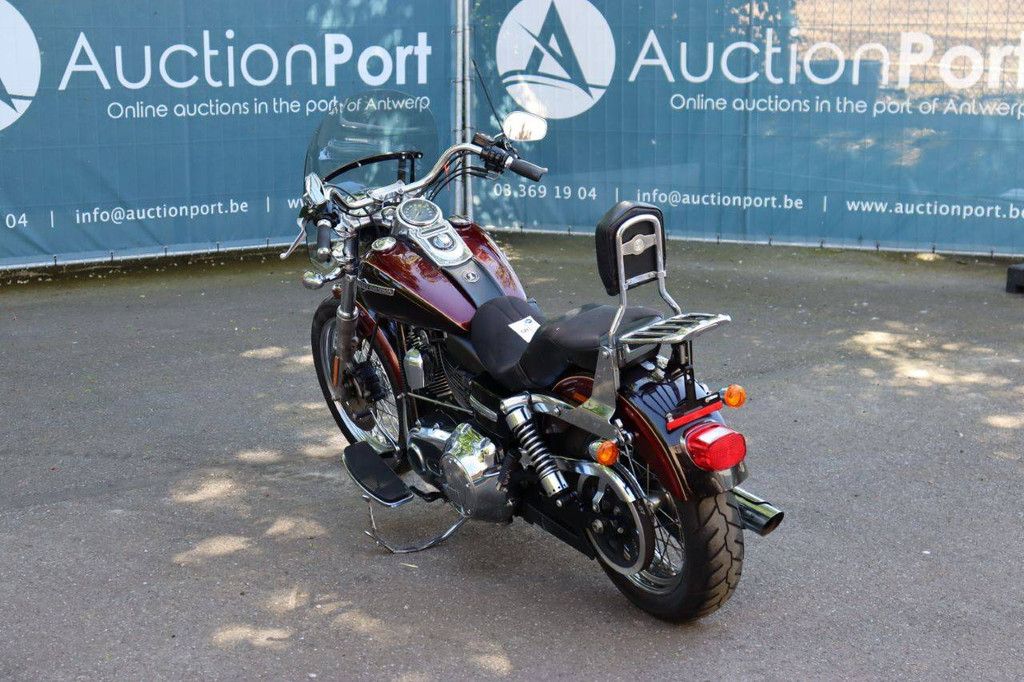 Motorcycle Harley-Davidson Super Glide Custom Petrol 2014