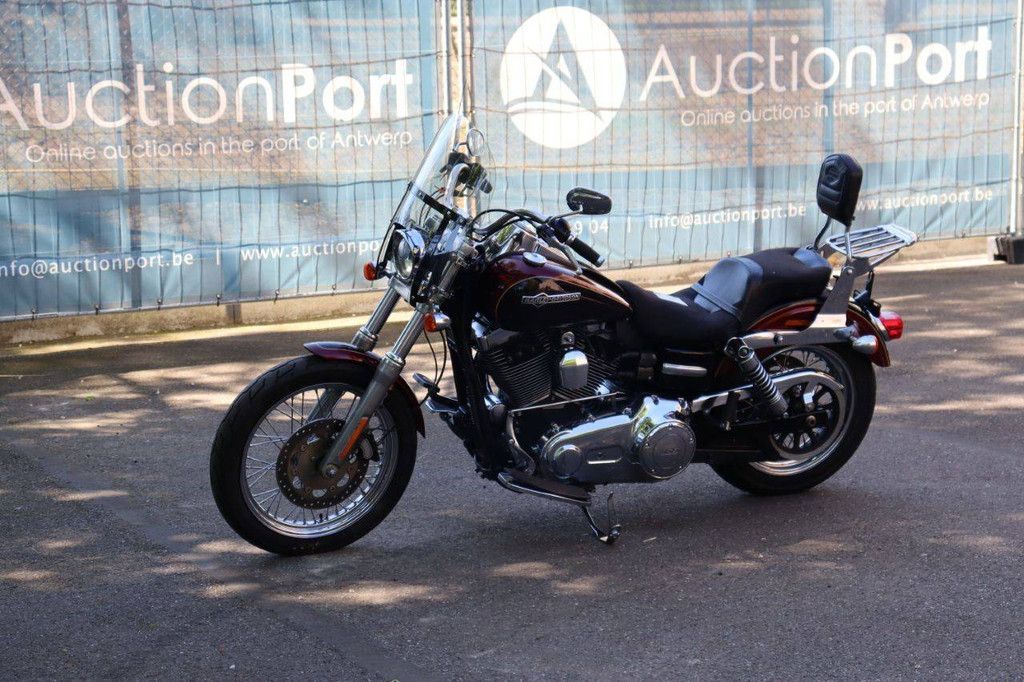 Motorcycle Harley-Davidson Super Glide Custom Petrol 2014