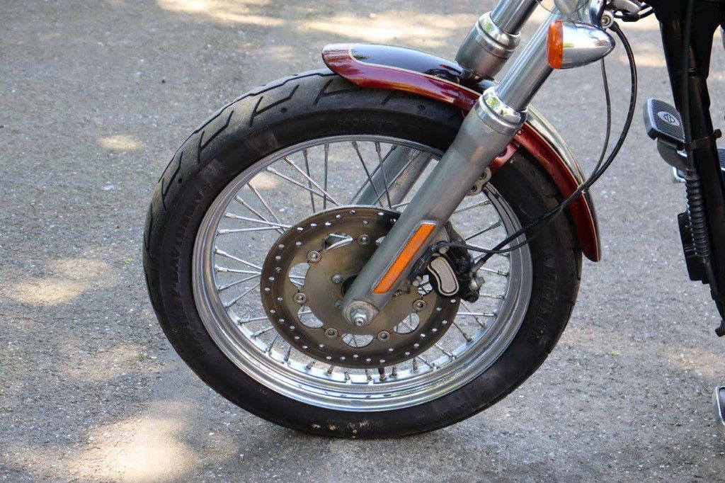 Motorcycle Harley-Davidson Super Glide Custom Petrol 2014