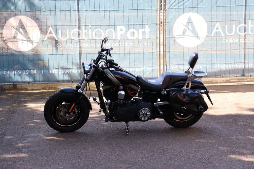 Motorcycle Harley-Davidson Dyna Fat Bob Petrol 2014