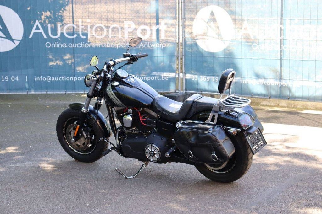 Motorcycle Harley-Davidson Dyna Fat Bob Petrol 2014