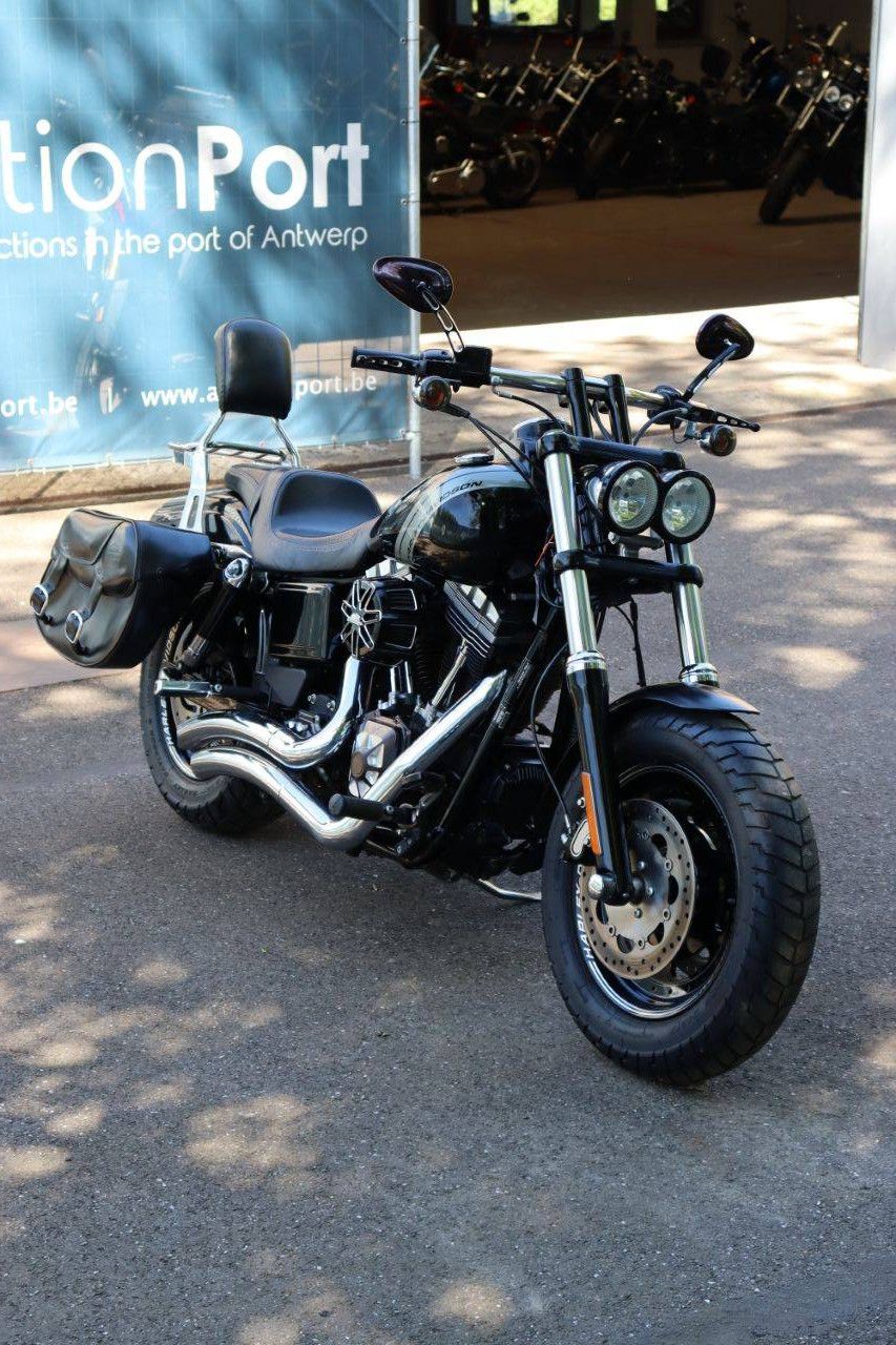 Motorcycle Harley-Davidson Dyna Fat Bob Petrol 2014