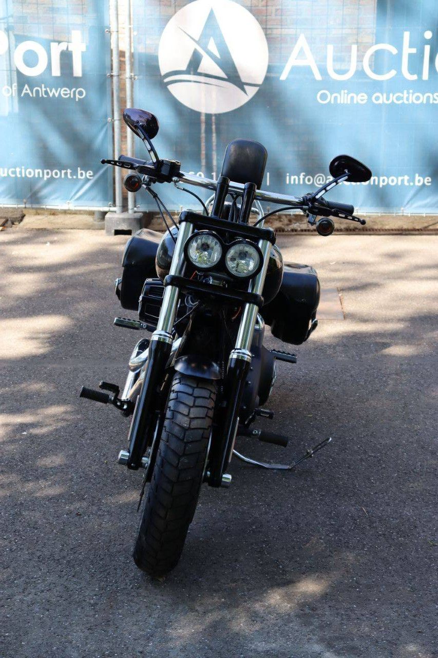 Motorcycle Harley-Davidson Dyna Fat Bob Petrol 2014