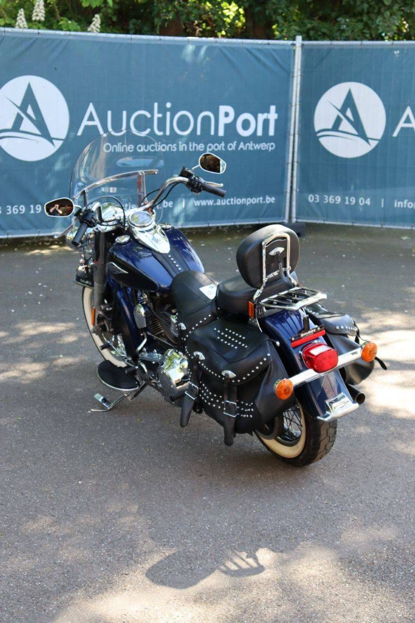 Motorcycle Harley-Davidson Heritage Softail Classic Petrol 2014
