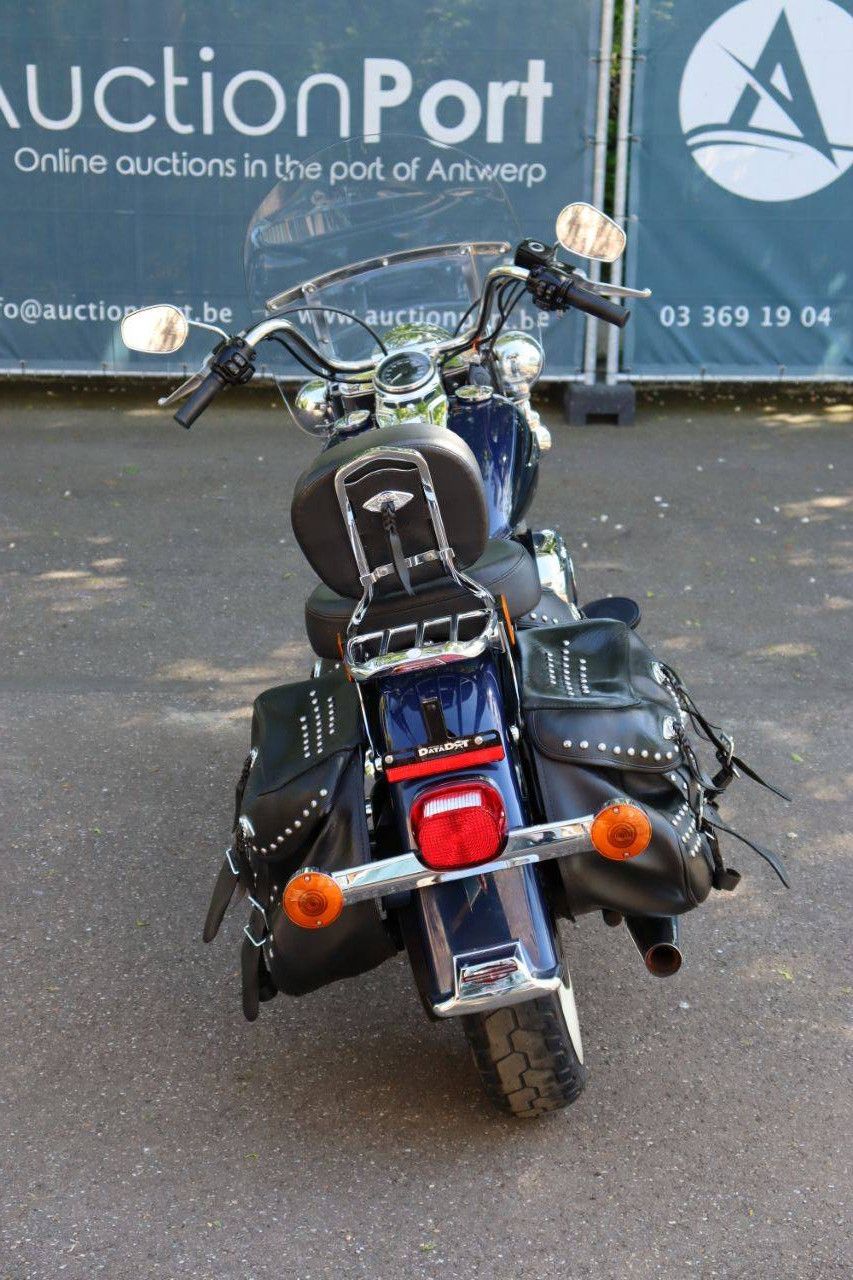 Motorcycle Harley-Davidson Heritage Softail Classic Petrol 2014