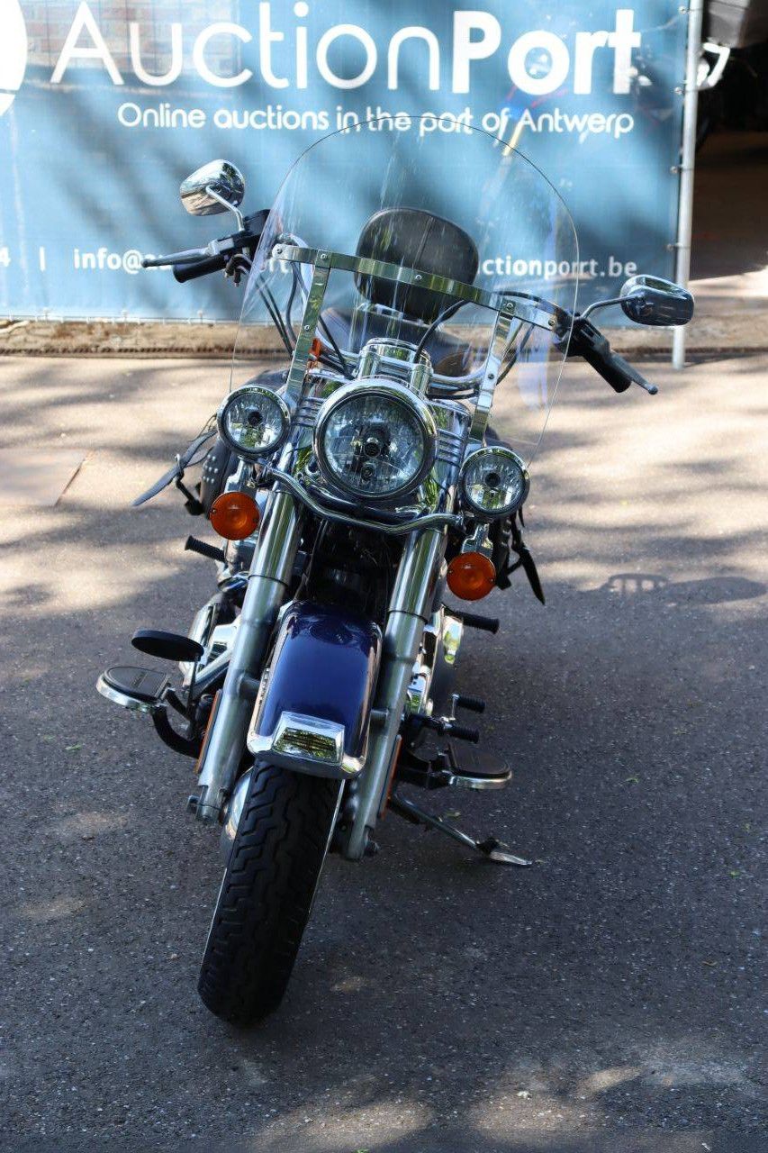 Motorcycle Harley-Davidson Heritage Softail Classic Petrol 2014