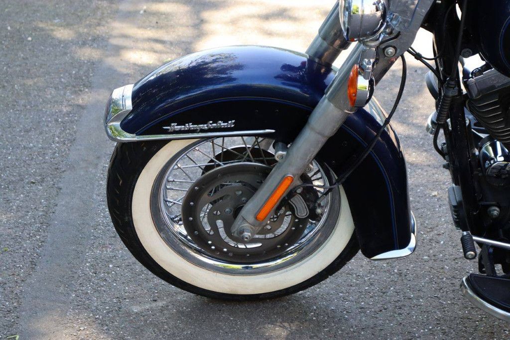Motorcycle Harley-Davidson Heritage Softail Classic Petrol 2014