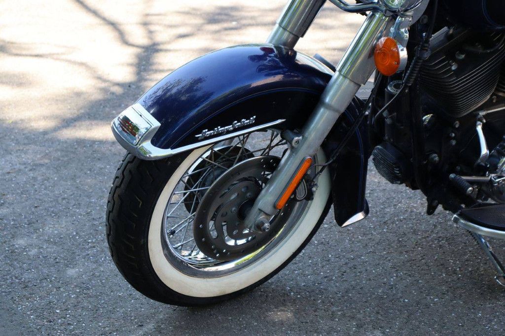 Motorcycle Harley-Davidson Heritage Softail Classic Petrol 2014