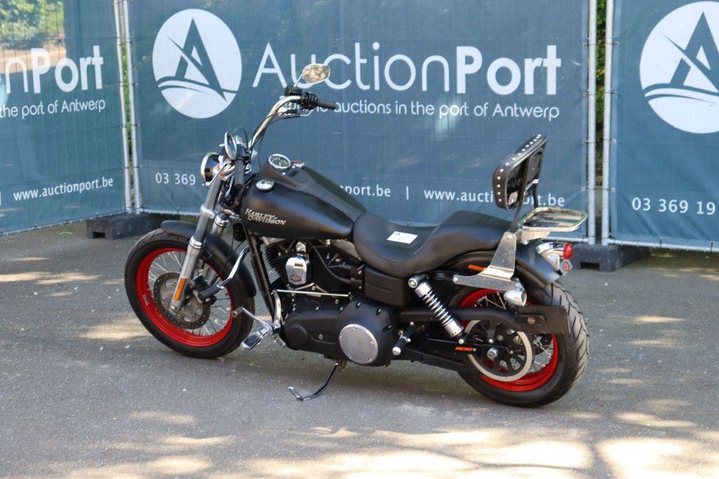 Harley-Davidson Dyna Street Bob Motorcycle Gasoline 2012