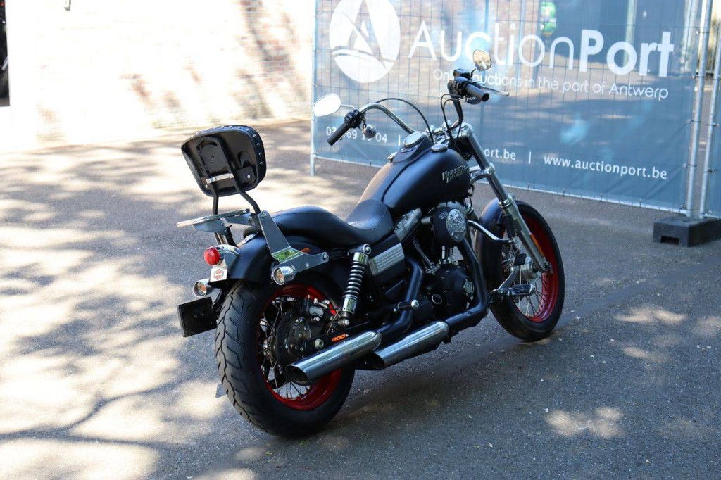 Harley-Davidson Dyna Street Bob Motorcycle Gasoline 2012