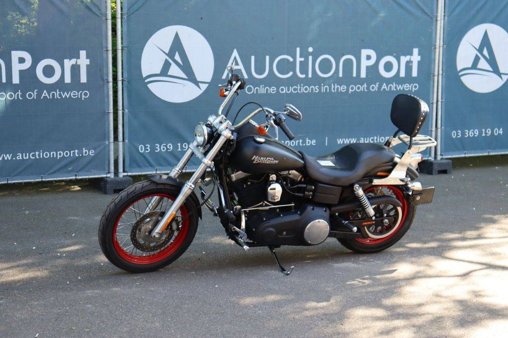 Harley-Davidson Dyna Street Bob Motorcycle Gasoline 2012