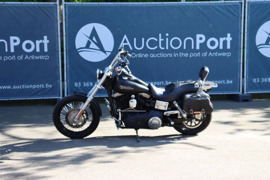 Harley-Davidson Dyna Street Bob Motorcycle Gasoline 2011