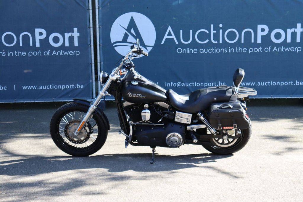 Harley-Davidson Dyna Street Bob Motorcycle Gasoline 2011