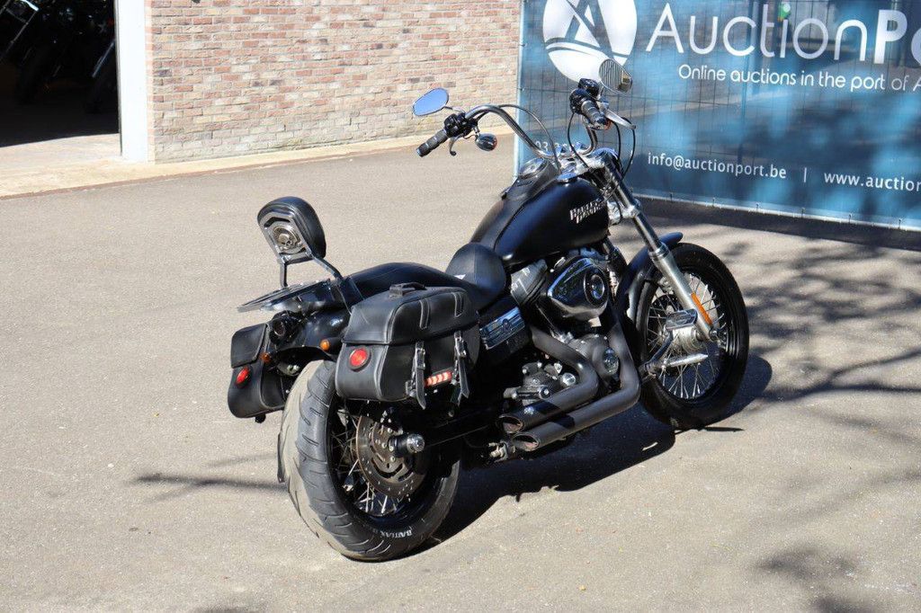 Harley-Davidson Dyna Street Bob Motorcycle Gasoline 2011