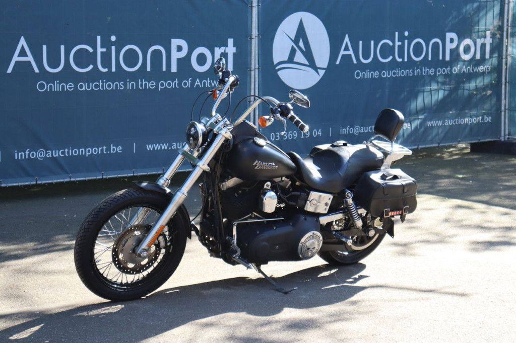 Harley-Davidson Dyna Street Bob Motorcycle Gasoline 2011