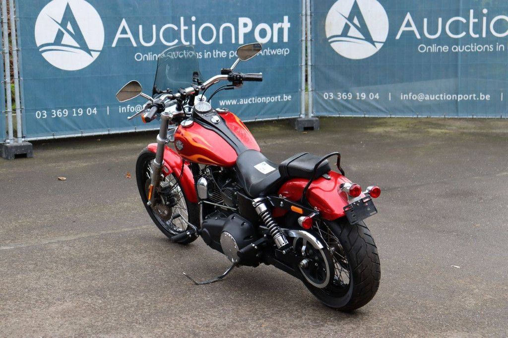Motorcycle Harley Davidson Dyna Wide Glide Petrol 2012