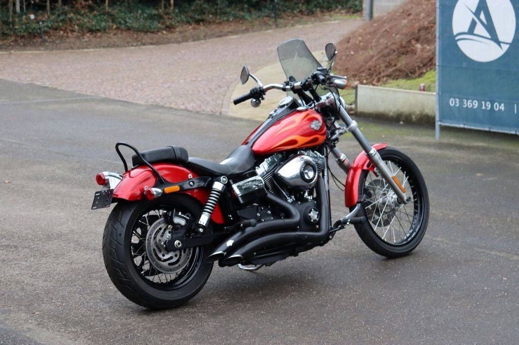 Motorcycle Harley Davidson Dyna Wide Glide Petrol 2012